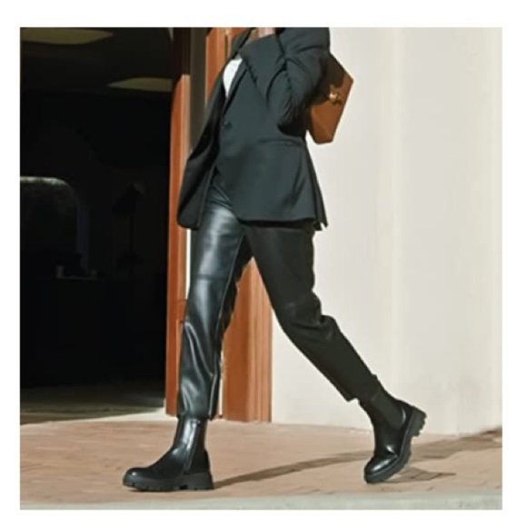 Womens C Paravano Chelsea Combat Boots EU Size 40 Black - Picture 12 of 13